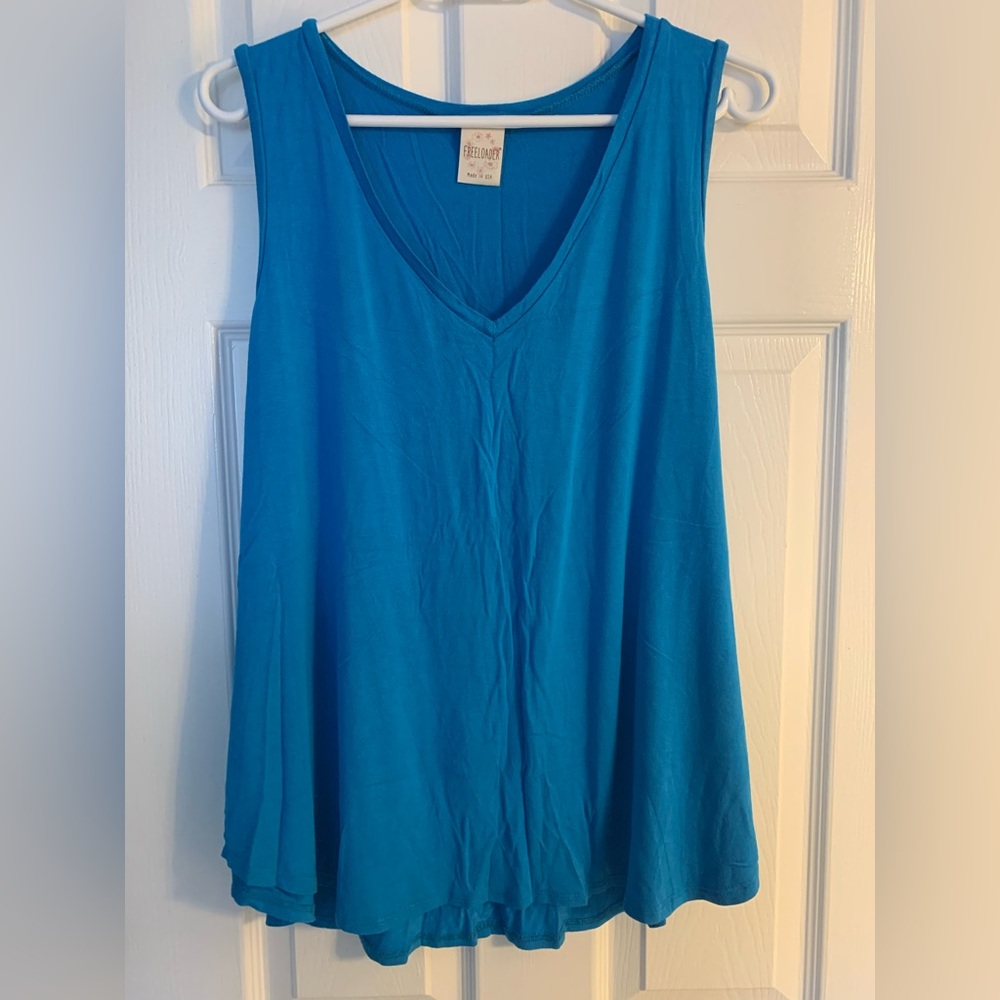 Sleeveless Blue Tunic